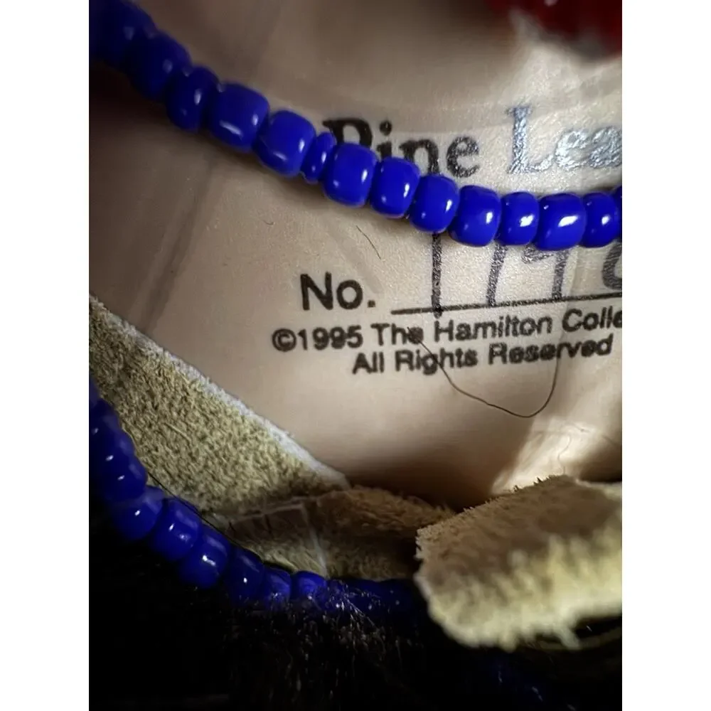Vintage 1995 Pine Leaf Hamilton Collection Native American Doll 16”